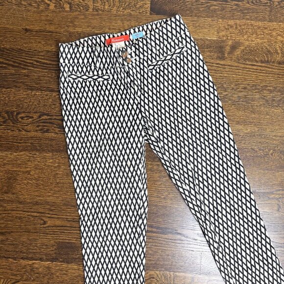 🖤 Anthropologie Cartonnier Charlie Ankle Pants, Black/Ivory | Size XS - Picture 5 of 7